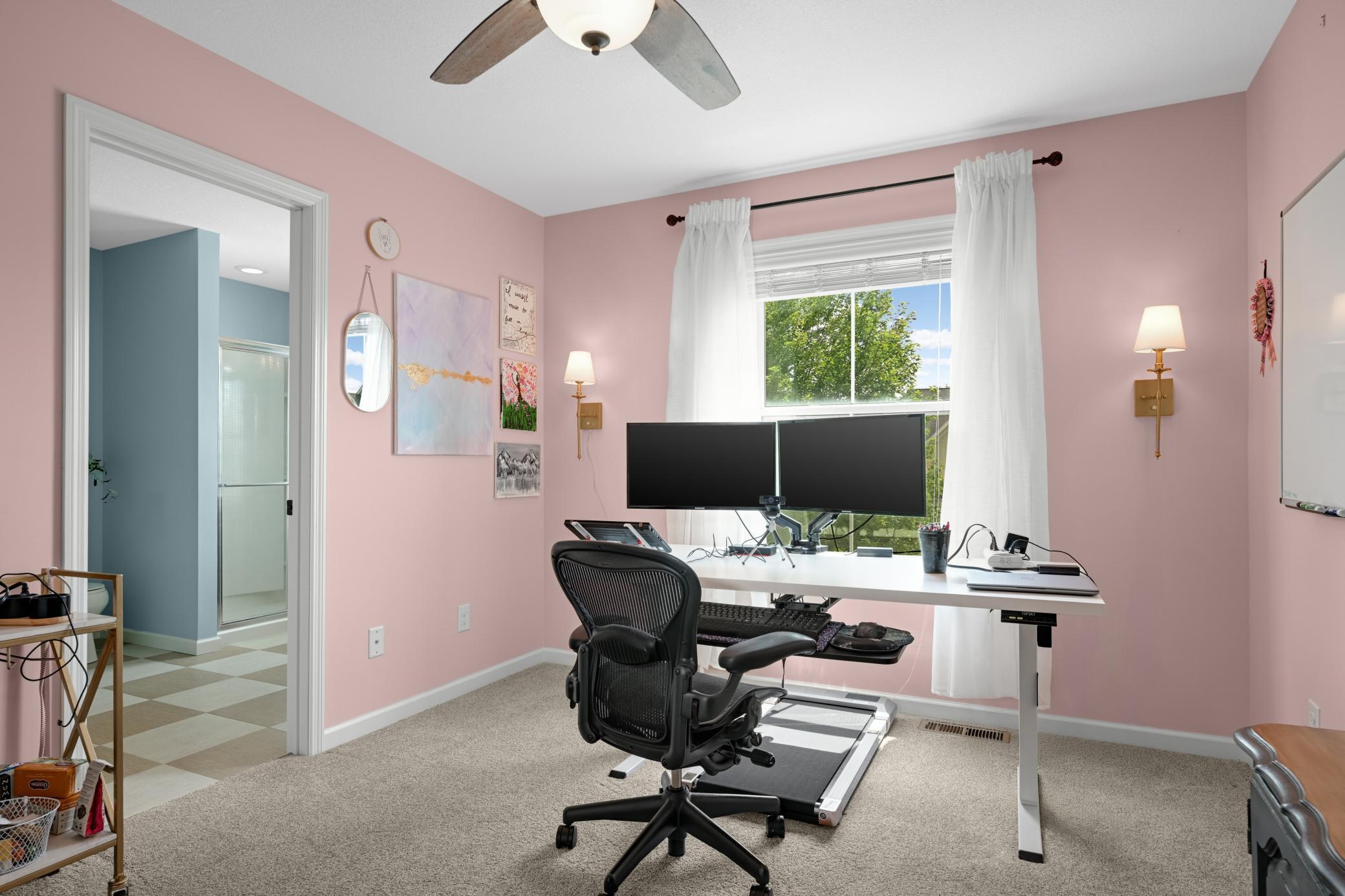 Bedroom four also overlooks the front of the home and is its own junior suite.