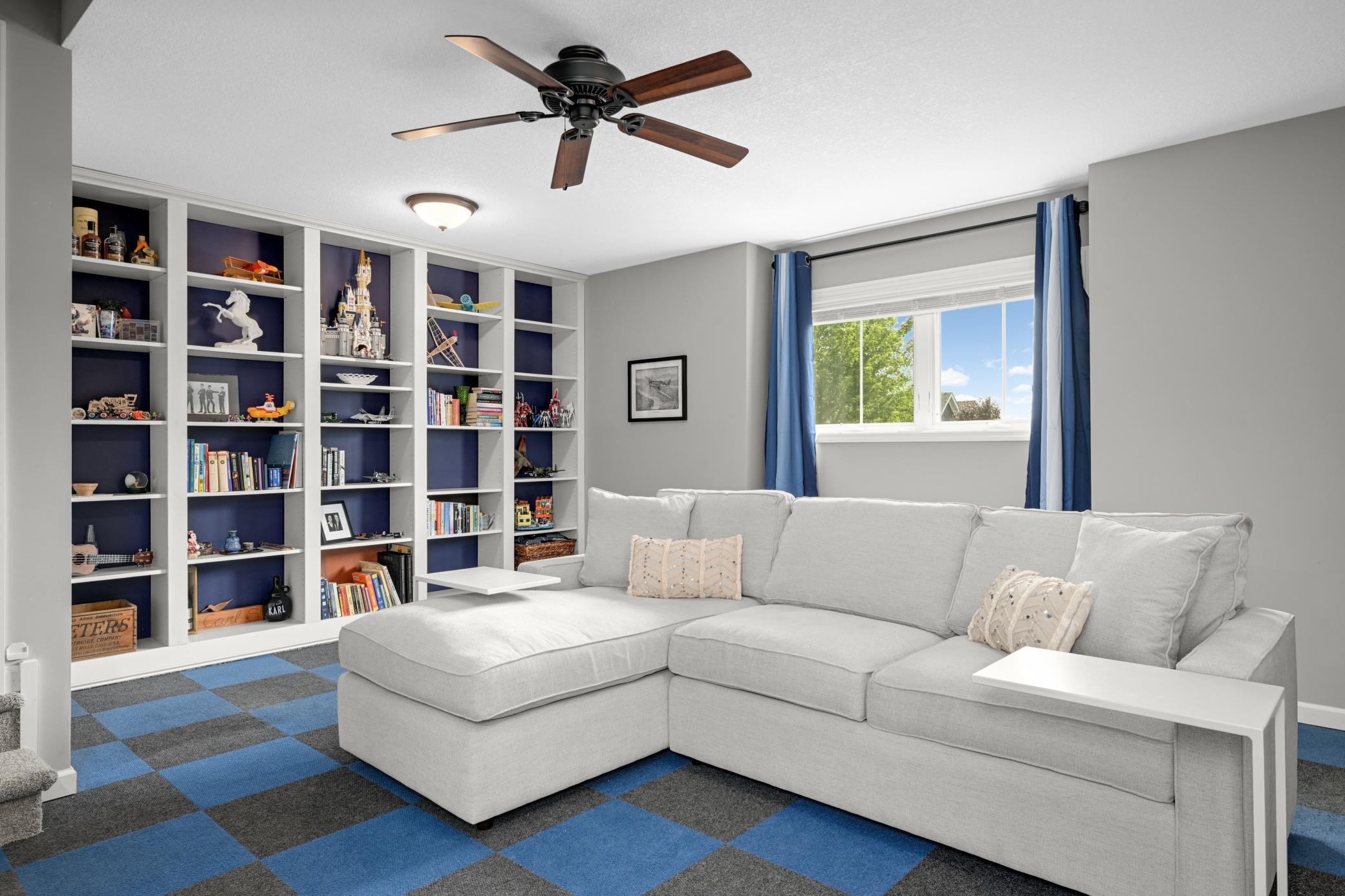 The bonus room above the garage is so spacious, and it's perfect for hobbies or just simply snuggling in and binging your favorite show.