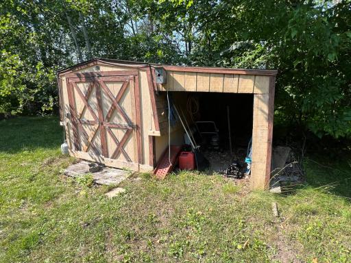 Shed with Golf Cart Garage