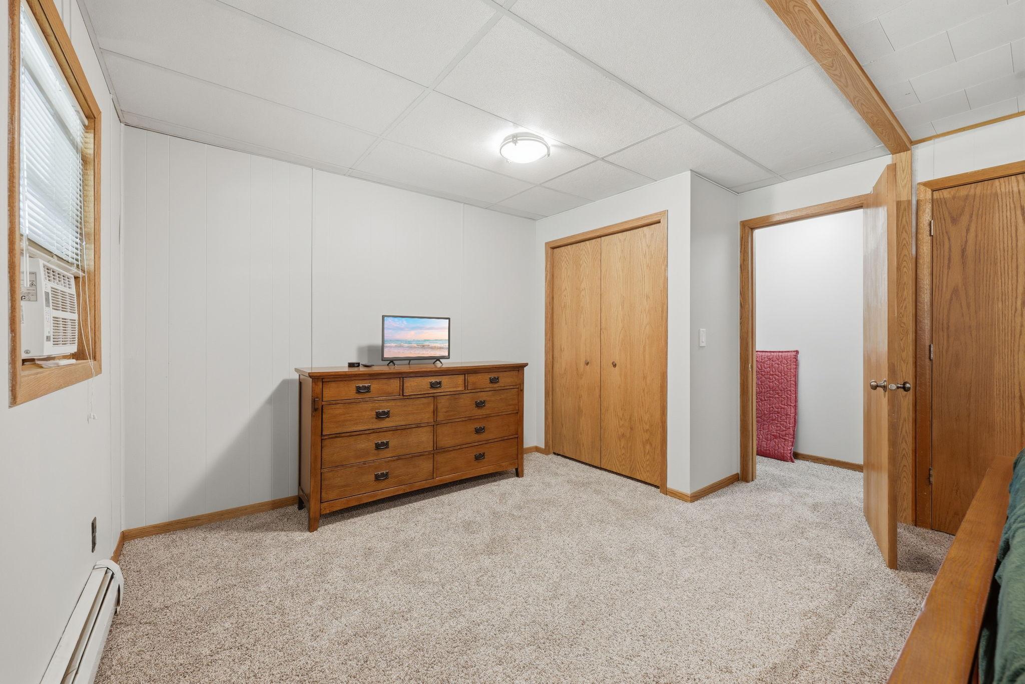 Newly Expanded Lower Level 4th Bedroom
