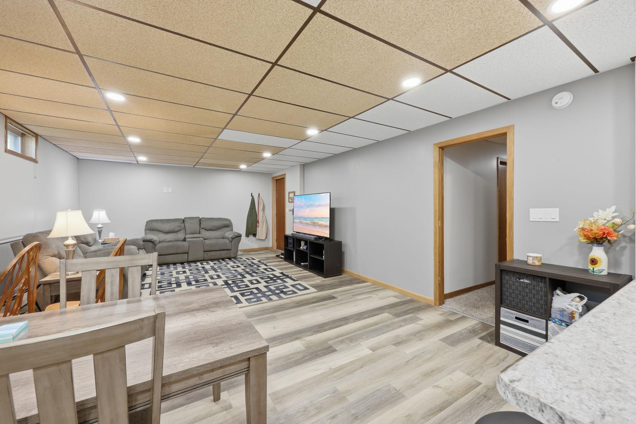 Renovated Lower Level Family Room