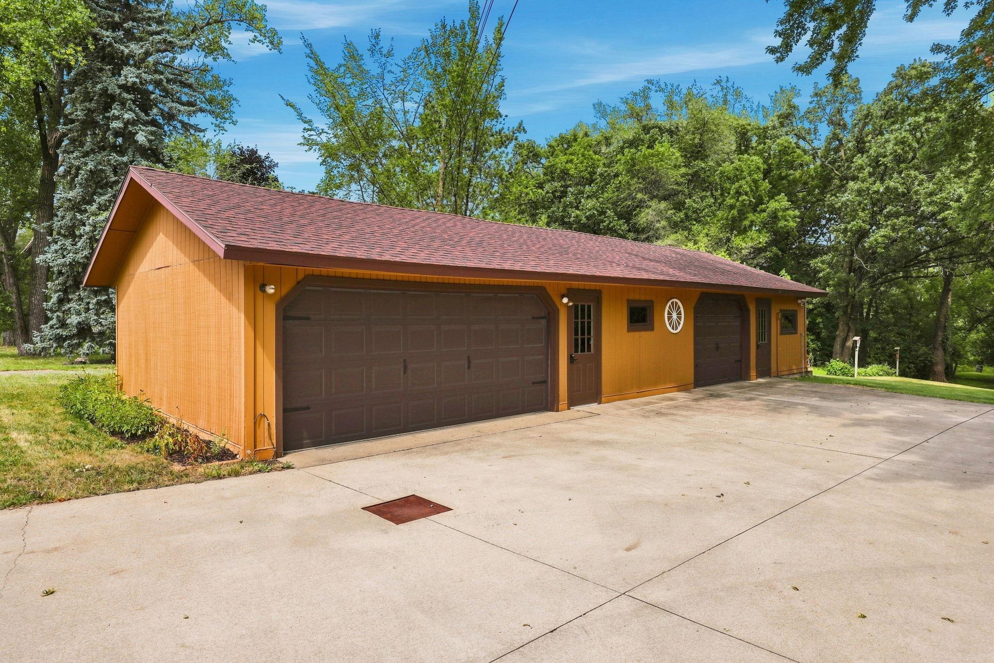 3 Car Garage With Additional Workshop