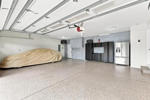 Attached garage