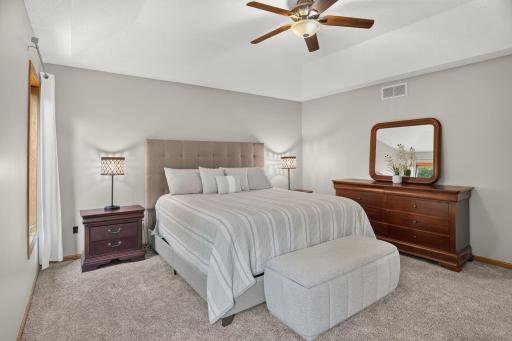 The primary bedroom ensuite,
