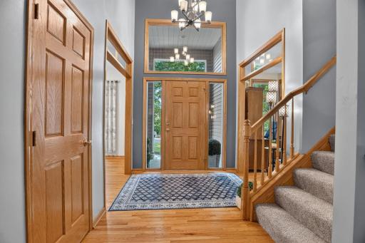 Impressive two-story foyer welcomes your guests!