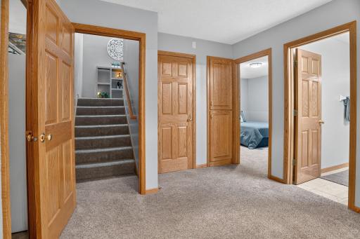 The finished lower level offers entertaining and storage space!