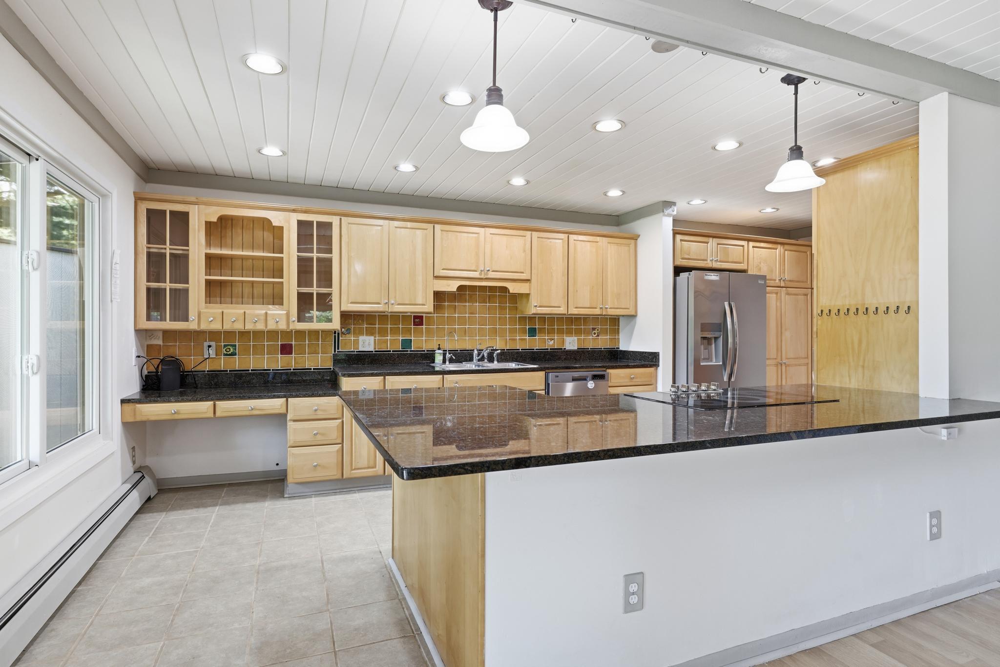 Large kitchen with ample cabinet space