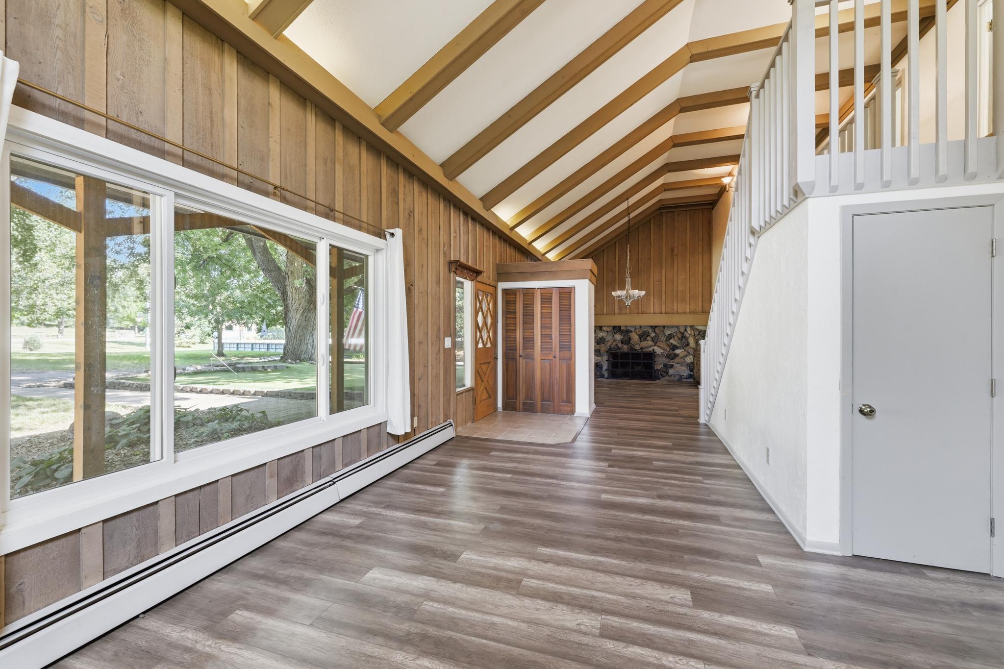 Front Entry and Den area