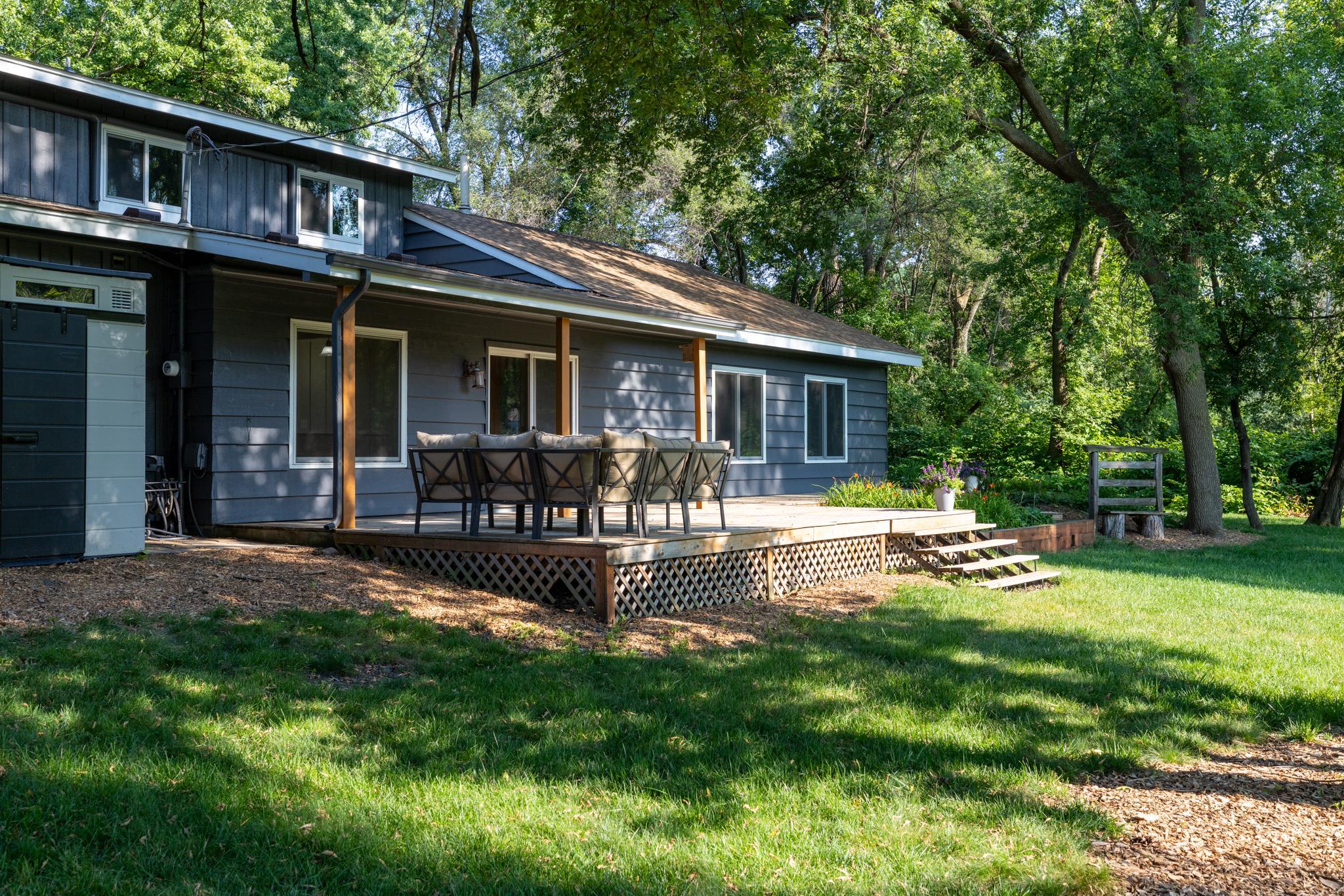 Large Deck overlooking expansive yard