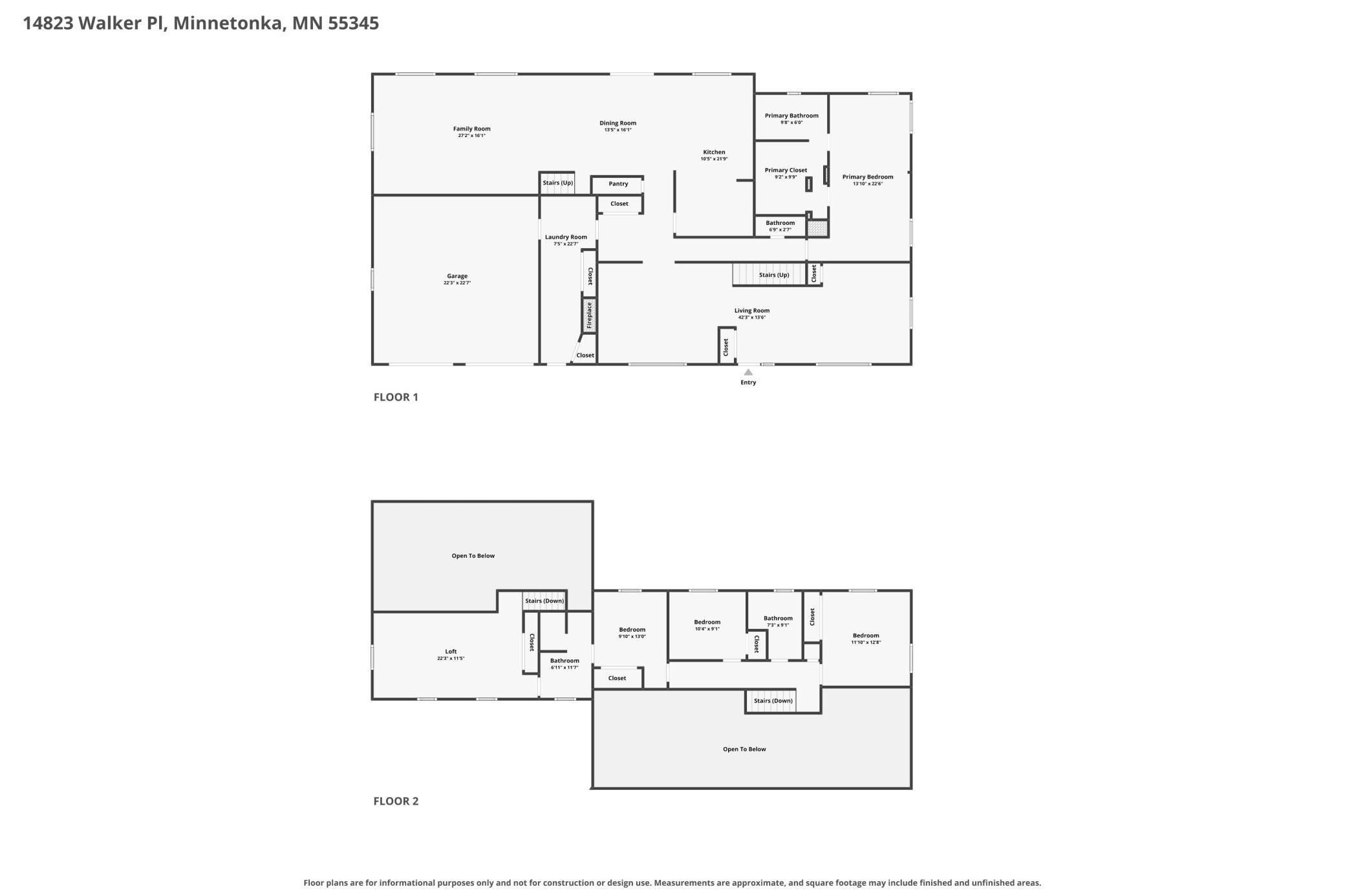 Floor 1 & Floor 2