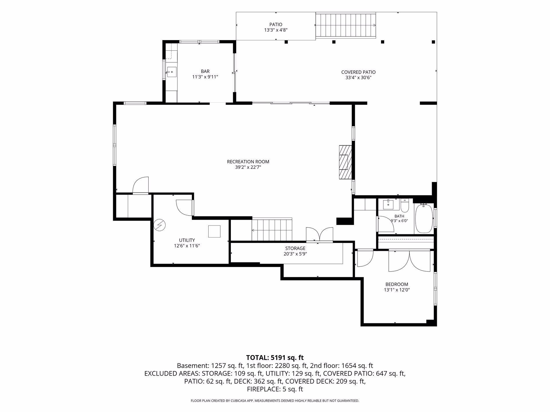 Lower Level Floor Plan