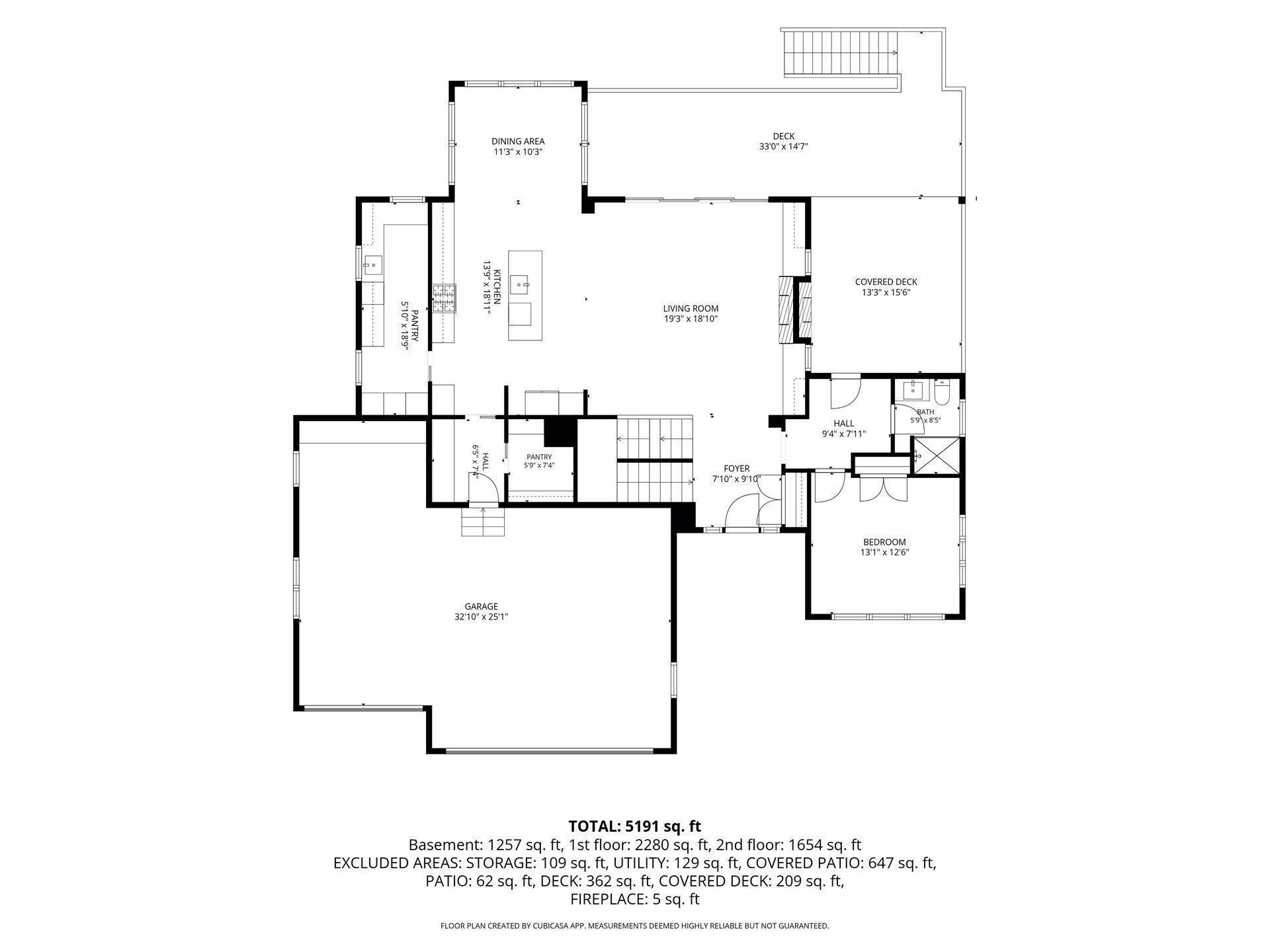 Main Level Floor Plan