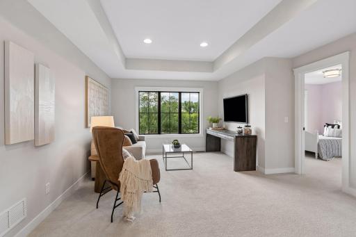 Big open space can be modified for a 4th bedroom up