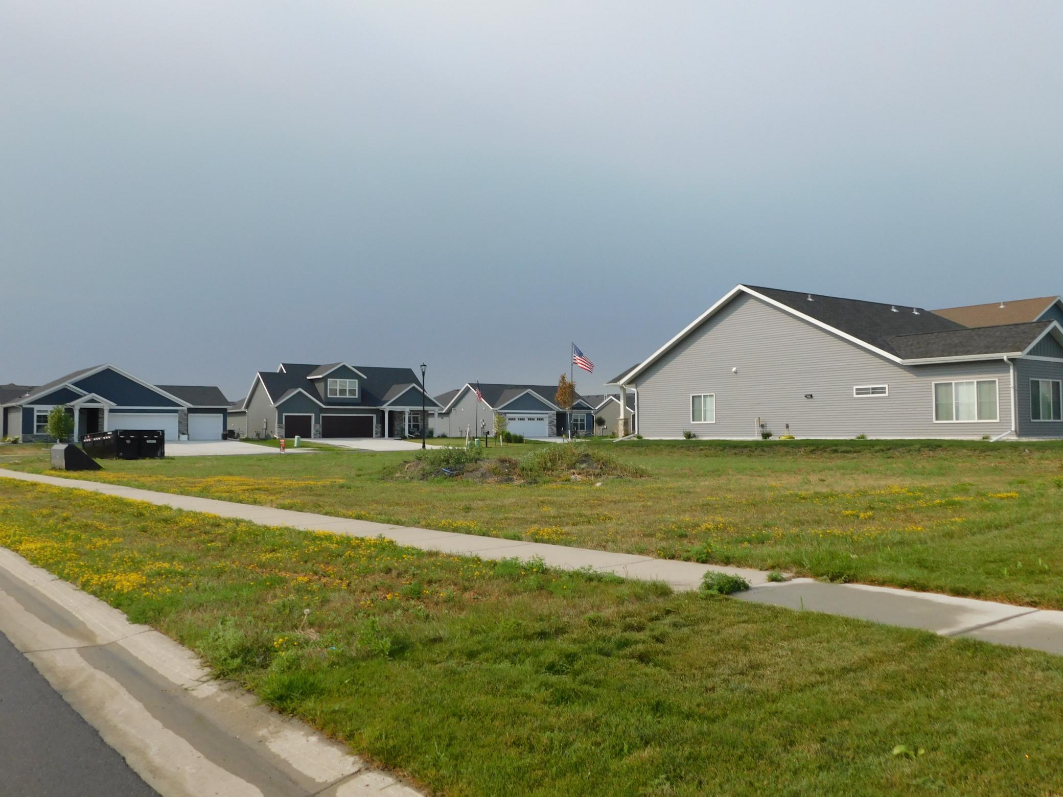 view from back of lot