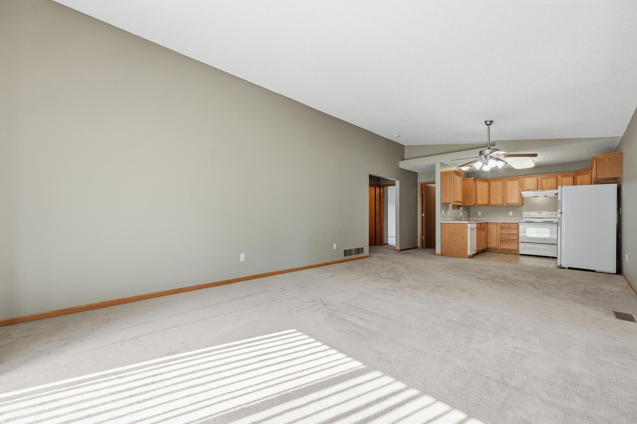 Open concept layout filled w/ an abundance of natural light