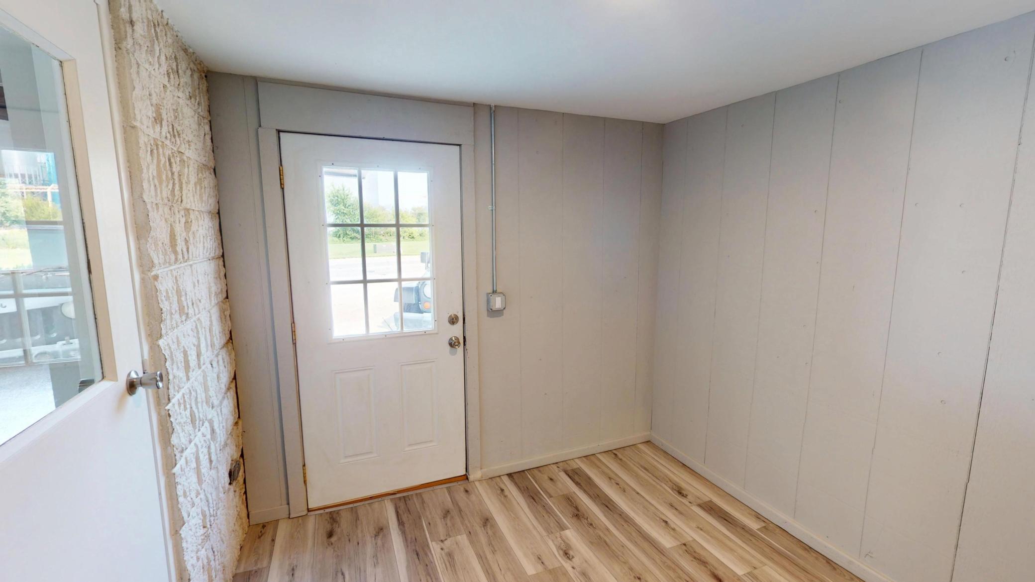 shared entry to both units