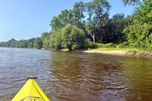 Kayaking from your own natural back yard... it doesn't get much better than this