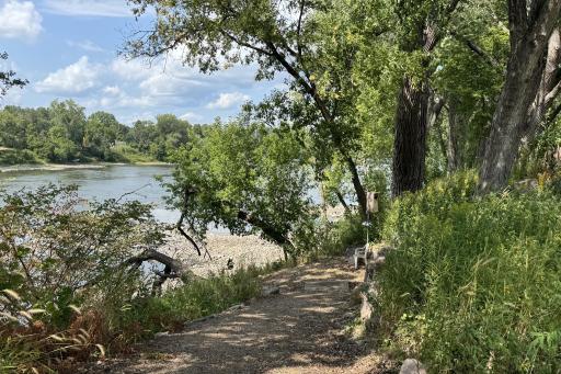 Never tire of walking on your own riverside path