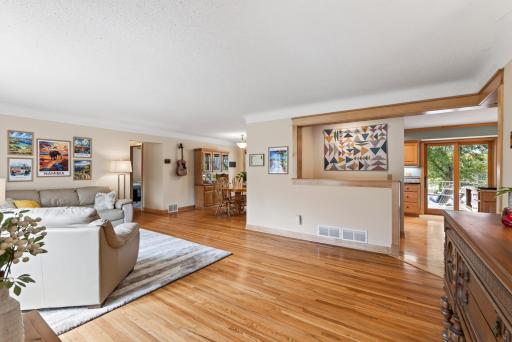 It was beautifully remodeled in 2008, creating an open floor plan