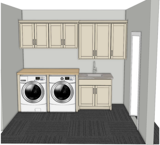 Laundry room design example