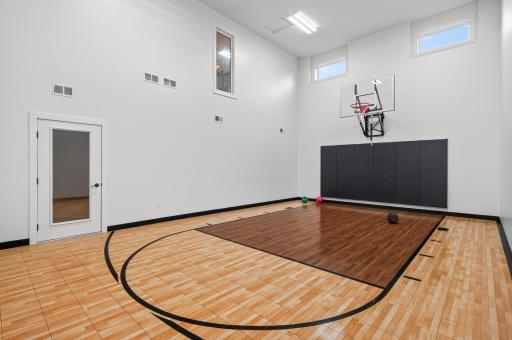 Be the envy of the neighborhood! This well-insulated sport court means winter fun for the whole family, with sound kept right where it belongs.