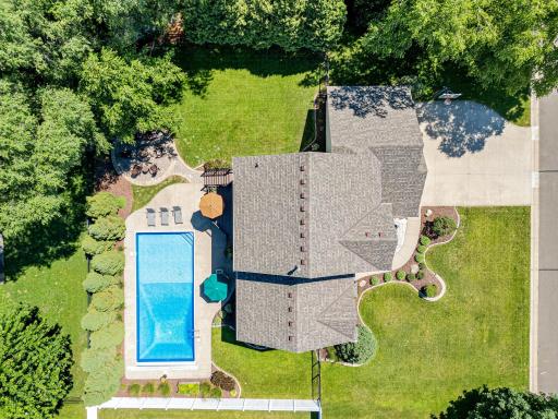 Vacation at home! An oversized backyard offers an ideal combination of outdoor entertaining space and room to play.