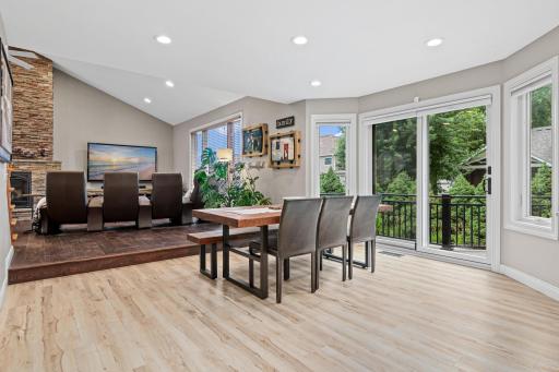 Main floor open concept creates amazing spaces to entertain large or small groups.