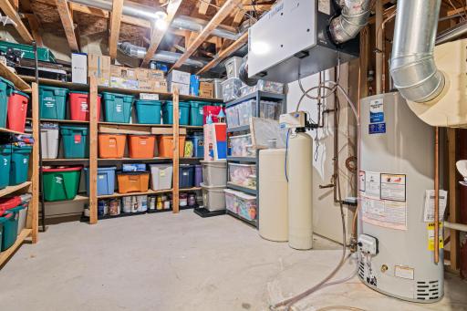 Large utility room with abundant storage and space.