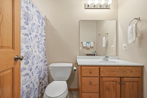 Upper level bathroom