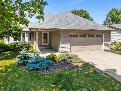 An attached two-car garage adds year-round convenience along with room for outdoor gear.