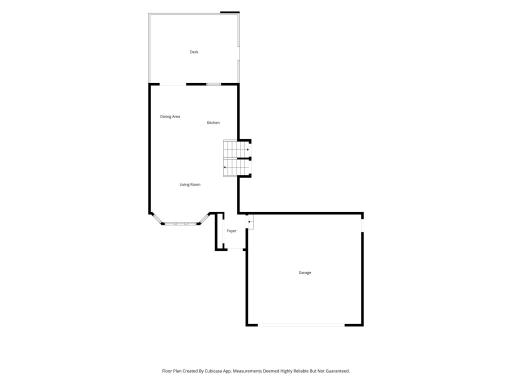 Main level floorplan.