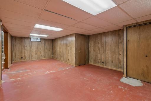Basement as is. Just needs flooring to create an additional 500+ sq ft of finished space!
