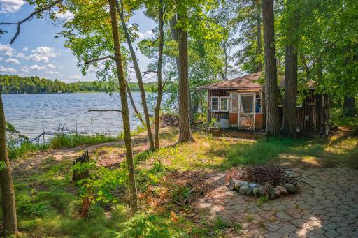 cabin and view