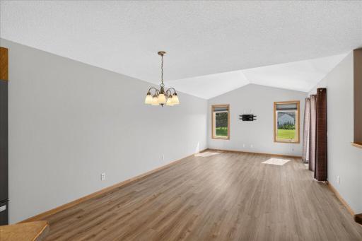 New lvp flooring all upstairs except bedroom