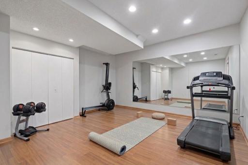 Flex room virtually staged for inspiration