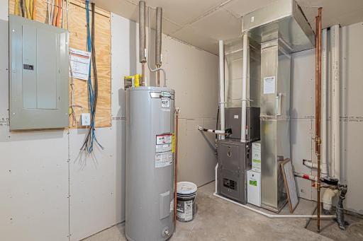 Lower level - utility room + laundry combo