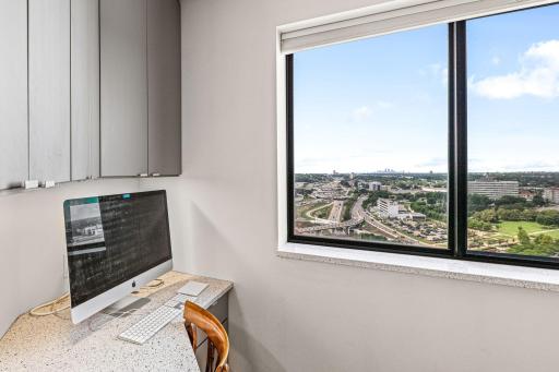 Elevated city view extends toward the Cathedral of Saint Paul and surrounding neighborhoods.