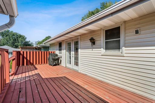 A look at the spacious deck, perfect for seamless indoor-outdoor entertaining.