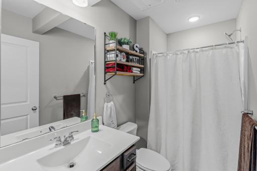 Lower level bath