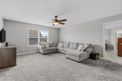 Upper level open loft