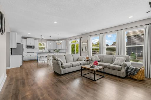 Expansive main level living areas