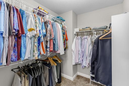 Primary dual walk-in closets