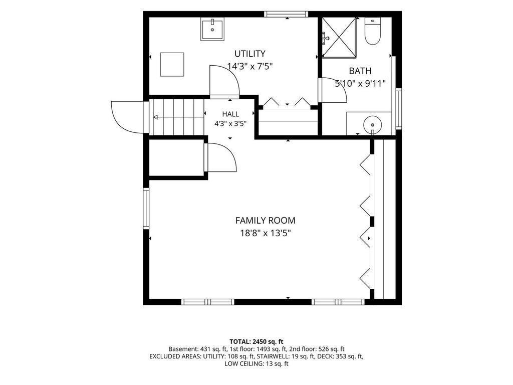 Lower Level Floor Plan