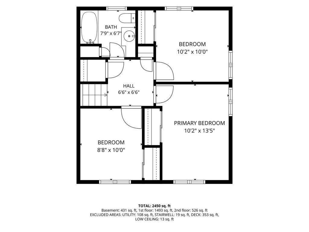 Upper Level Floor Plan