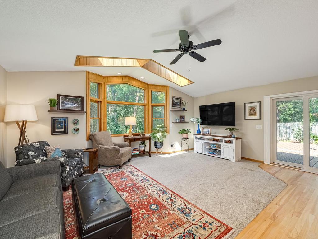 Living Room with Skylights - Main Level