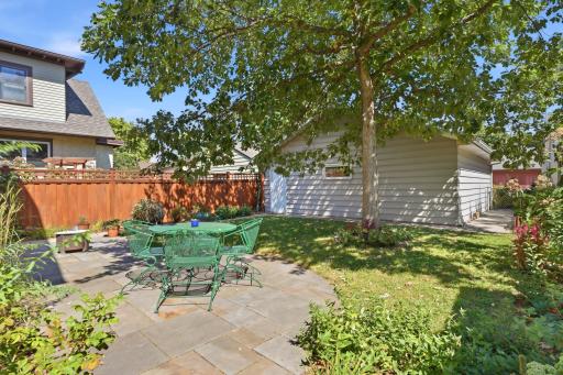 Fully fenced in back yard