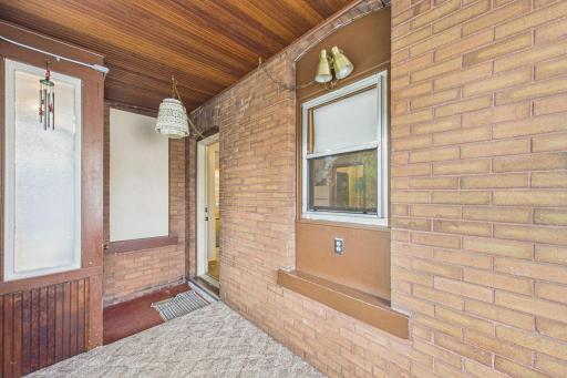 Another angle of the side porch space!
