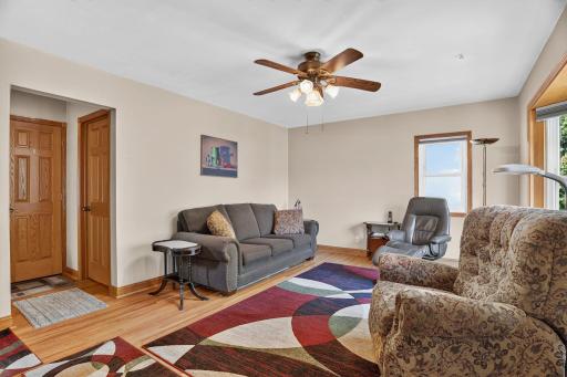 Living Room has Hardwood floors