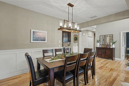 Plenty of room for a large table and plenty of guests