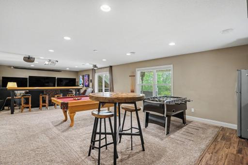Plenty of space for all your billiard games!